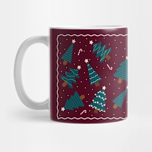 Cute Christmas Trees Mug